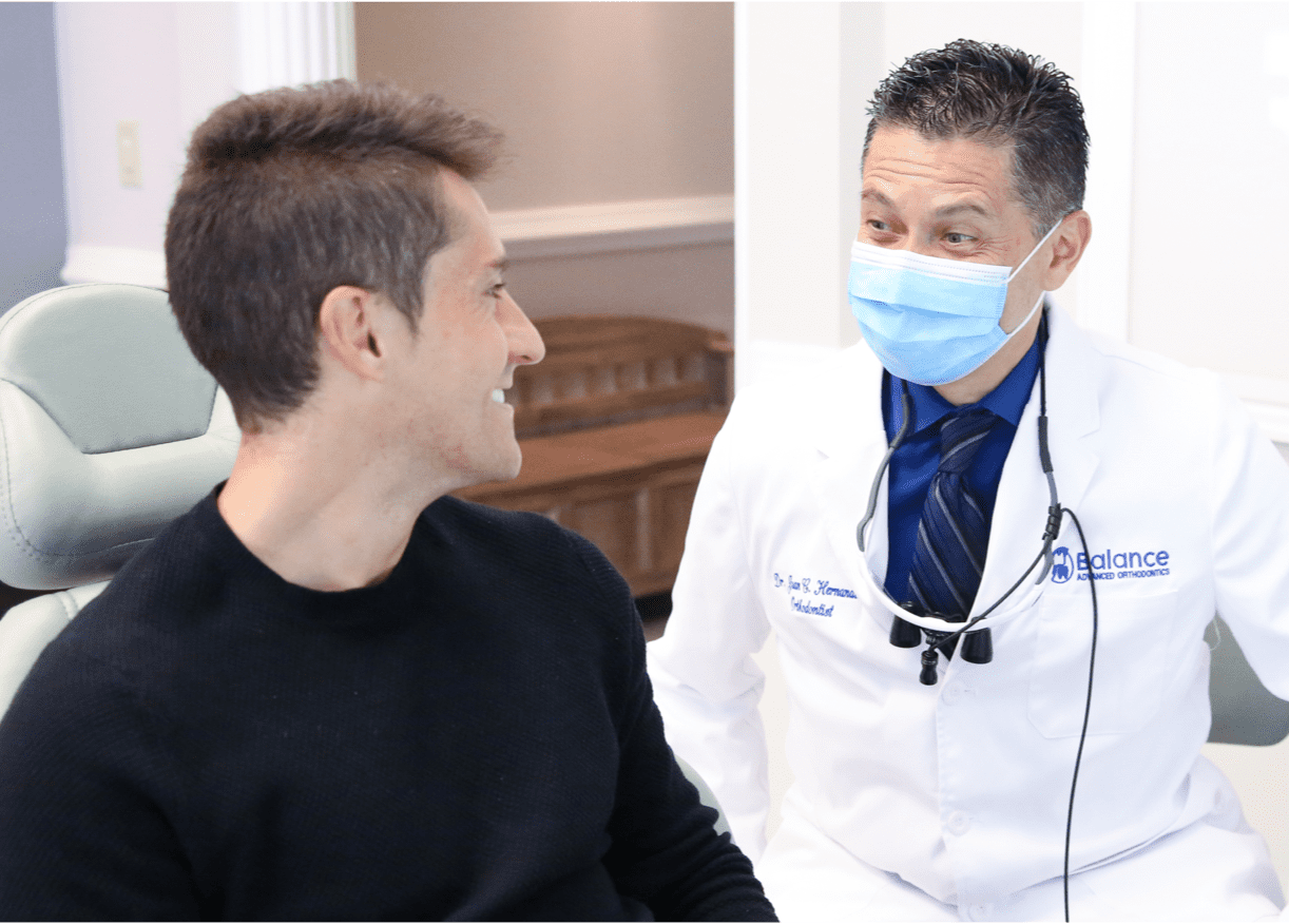 patient smiling during visit