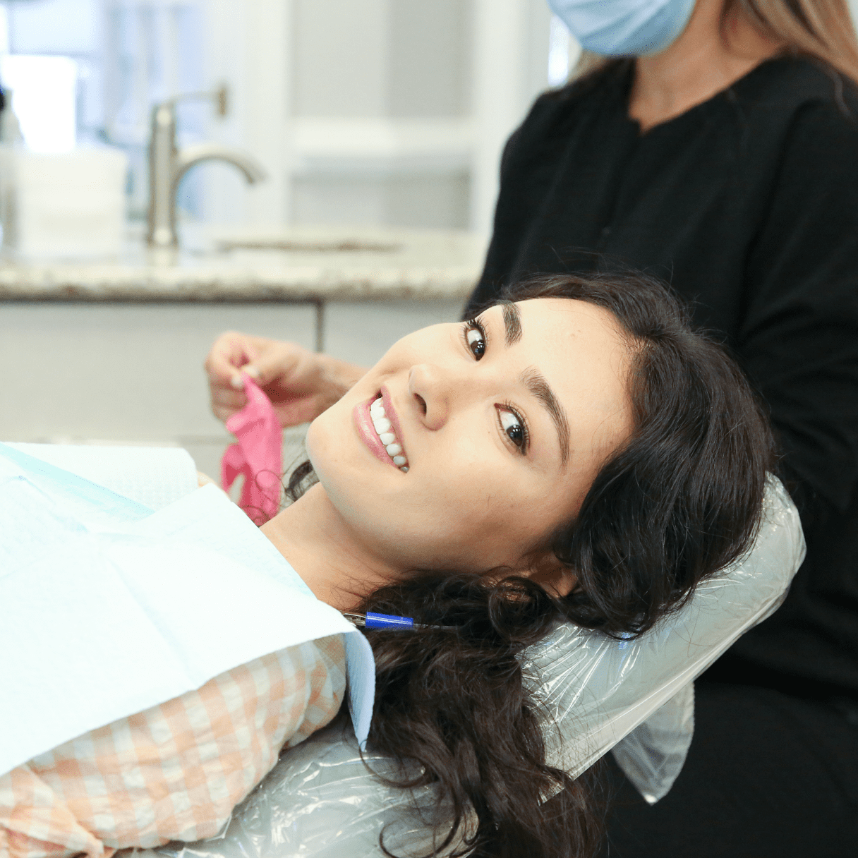 doctors and team smiling