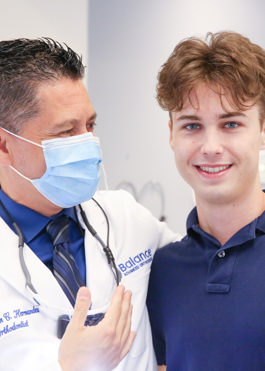doctors and team smiling